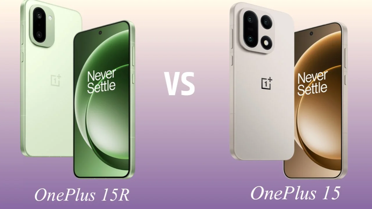 OnePlus 15R vs OnePlus 15